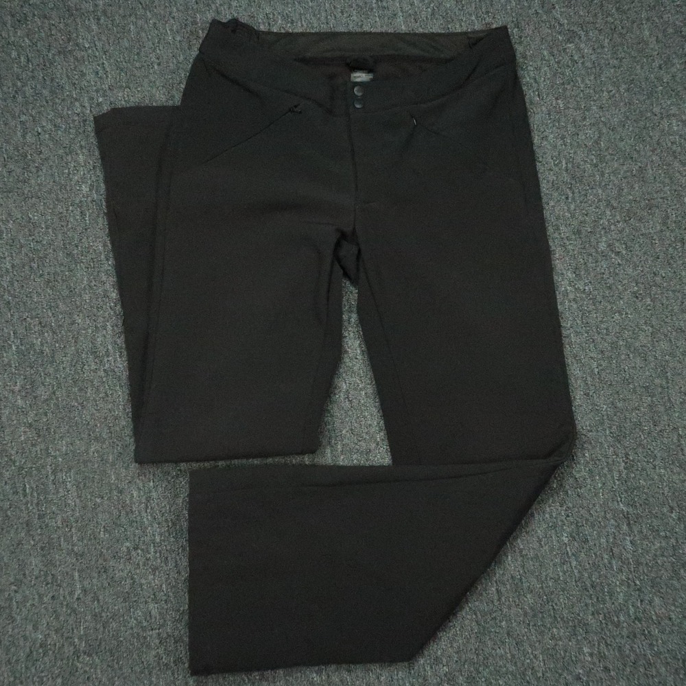The North Face Pants Women Large Black Wide Leg Zip Pocket Outdoors Snowboard